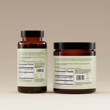 Golden Sequence products on a beige background