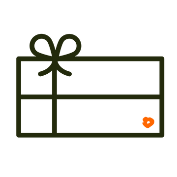 Gift box icon with a bow on a white background
