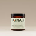 Jar of Frondescent' perfecr ratio inositol product on a beige background