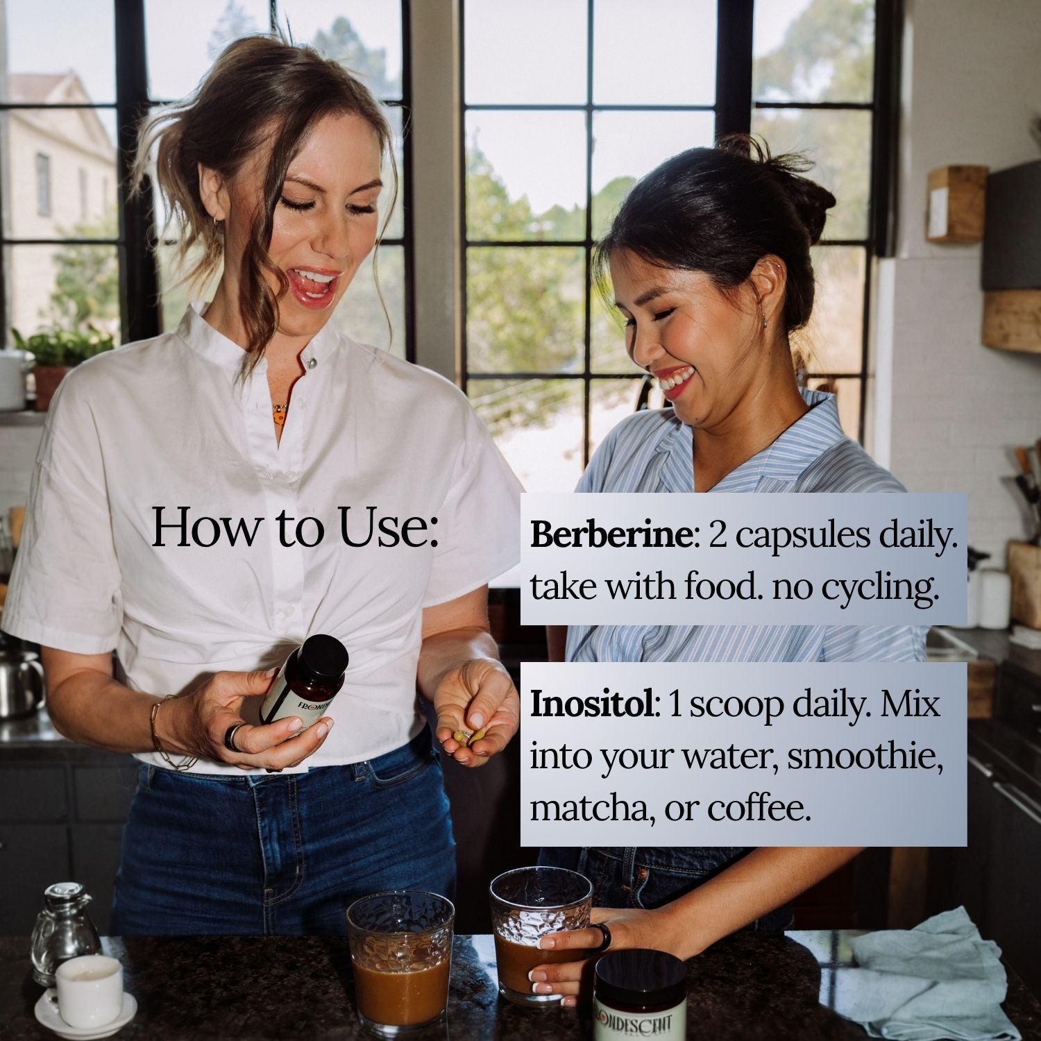 how to use the berberine and inositol together